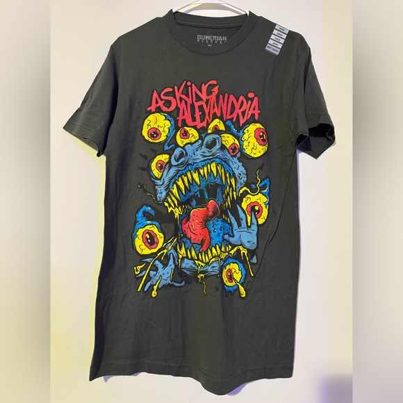 Hot Topic Other - Asking Alexandria Monster Eyes T-Shirt